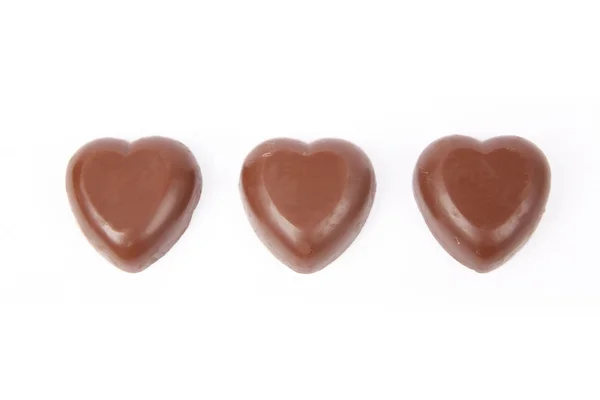 stock image Chocolate hearts