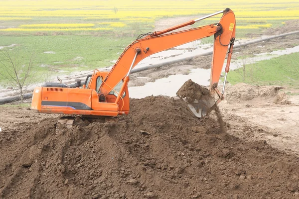 Excavating machinery — Stock Photo, Image