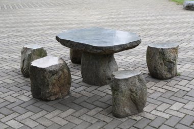 Stone table clipart