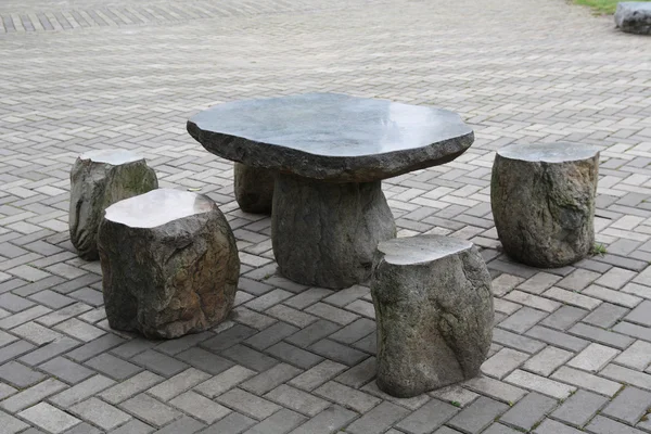 Mesa de piedra — Foto de Stock