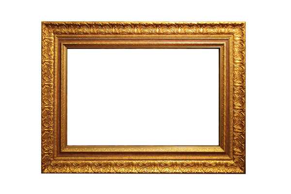 Gold picture frame