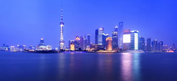 Éjszakai kilátás shanghai — Stock Fotó