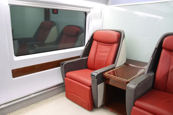 stock image High-speed train seats