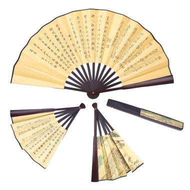 Folding fan clipart