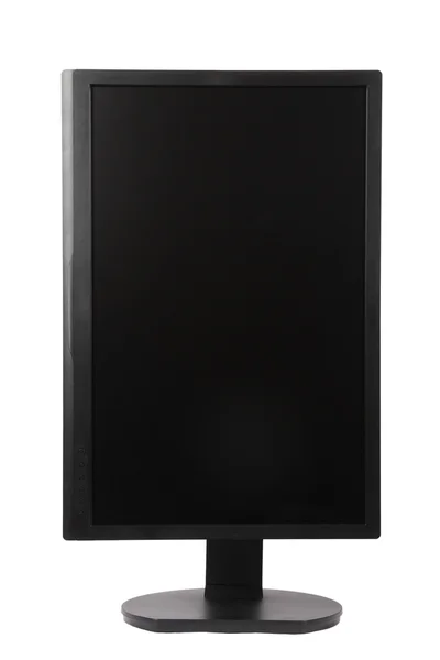 Verticale computer LCD-monitor — Stockfoto