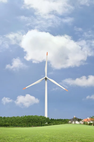 Čisté energie, větrná energie — Stock fotografie