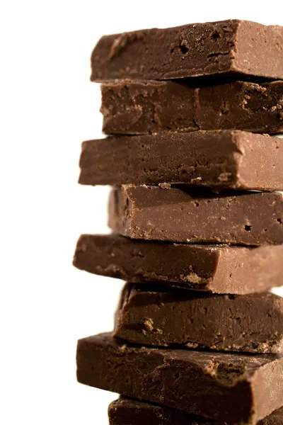 Tall Stack of Fudge — Stock Photo, Image