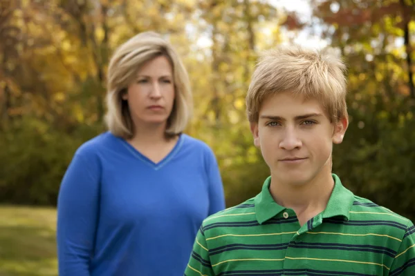 Mother and Son Frustrated — Stock Photo, Image