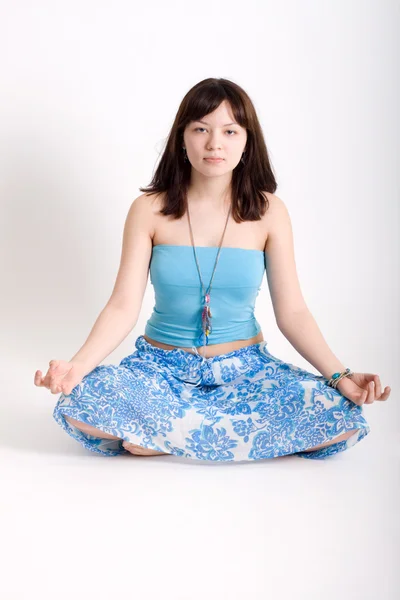 Meditasyon hippi — Stok fotoğraf