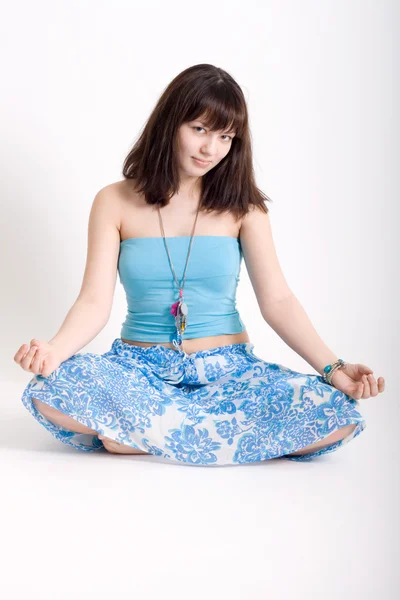 Meditasyon hippi — Stok fotoğraf