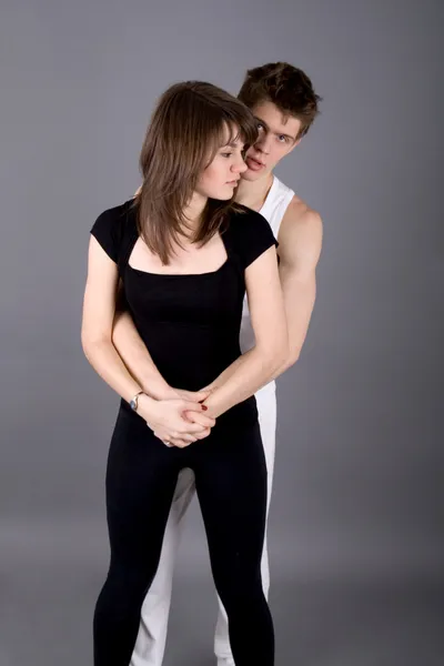 Couple dansant — Photo