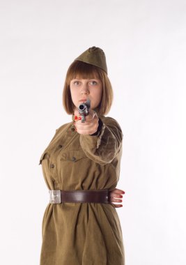 Stüdyo bir asker portresi