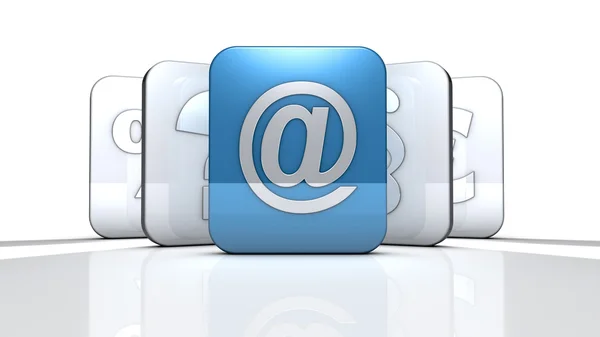 Simbolo e-mail — Foto Stock