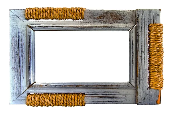 Oude houten frame. — Stockfoto