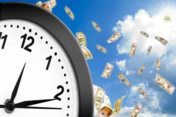 Il concetto di tempo è denaro . — Foto Stock