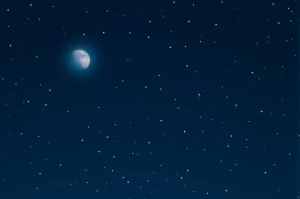 Ночное небо. — стоковое фото