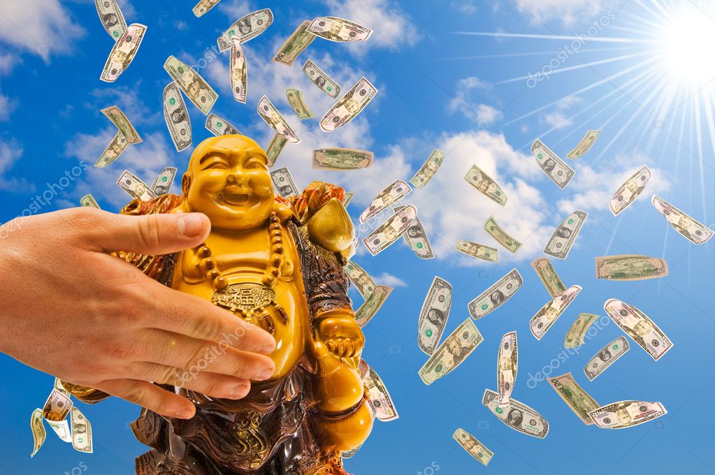 Feng shui. buddha against a sky. Stock Photo by ©lucky777 2976015