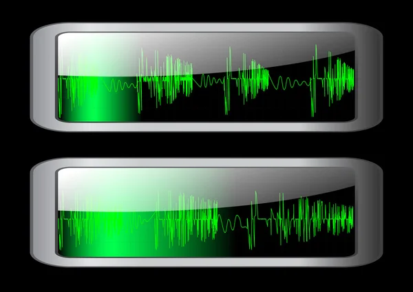 Значок звукової хвилі. Вектор 10 EPS . — стоковий вектор