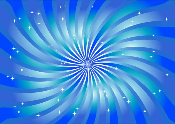 Fond abstrait, tourbillon de couleur bleue. Illustration vectorielle . — Image vectorielle
