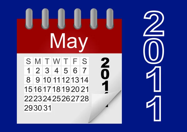 Vektor ikonen Kalender 2011. — Stock vektor