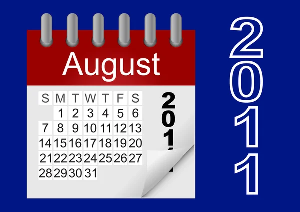 Vector icon calendar 2011. — Stock Vector