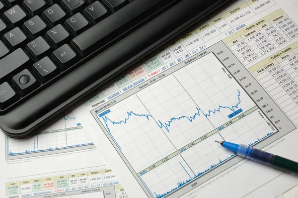 Financiële analyse — Stockfoto