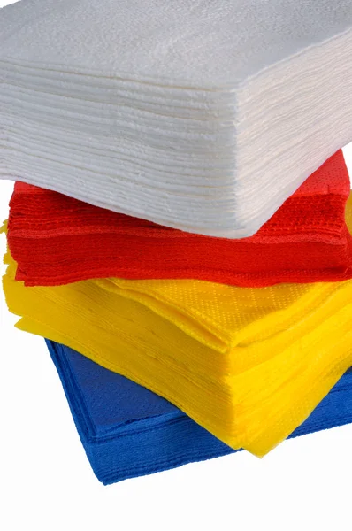 Одноразовые бумажные салфетки — стоковое фото