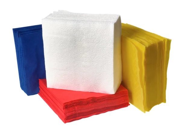 Disposable paper napkins Stock Image