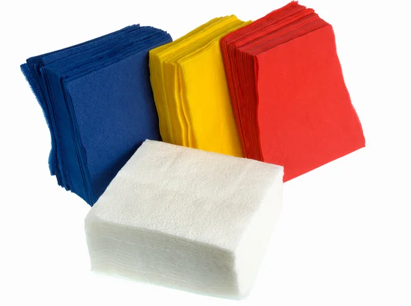 Guardanapos de papel descartáveis — Fotografia de Stock