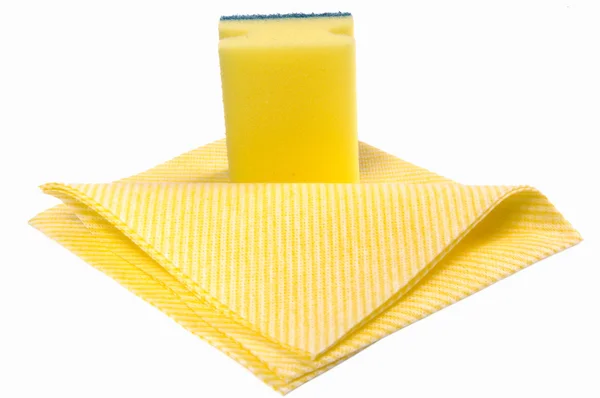 Sponge and napkins — Stock Photo, Image