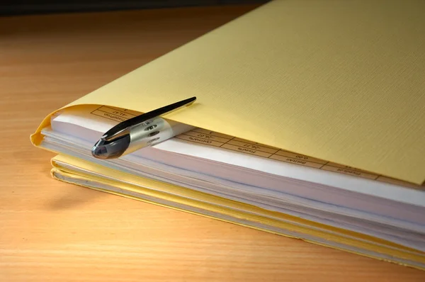 Folder with the documents — Stock Photo, Image