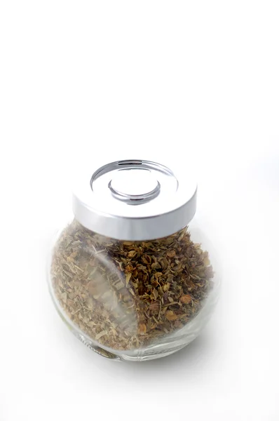 Close-up of spice jar — Stock Photo, Image