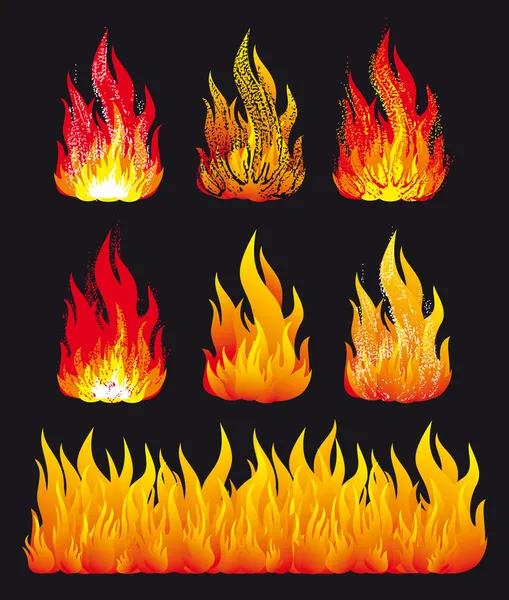 Feuer — Stockvektor