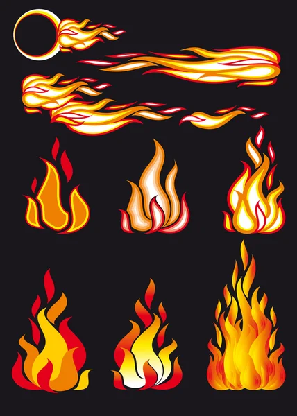 Feuer — Stockvektor