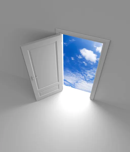 Door to sky — Stock Photo, Image