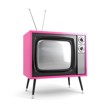 Stylish retro TV clipart