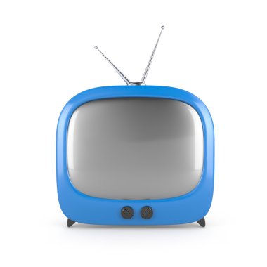 Stylish retro TV clipart