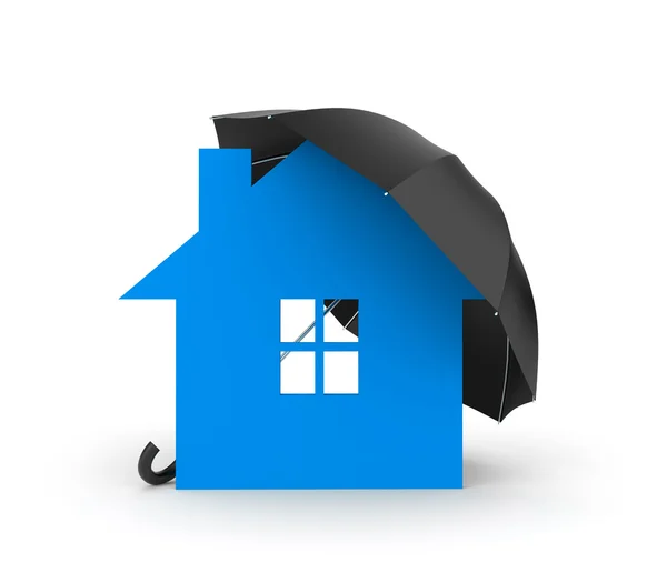 stock image Umbrella and house symbol