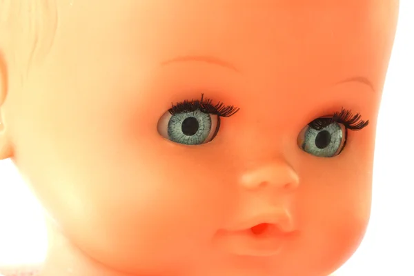 Bambola faccia dettaglio — Foto Stock