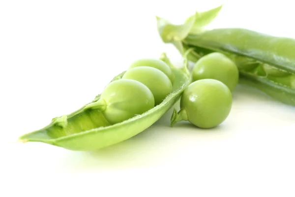 绿色豌豆荚 — 图库照片