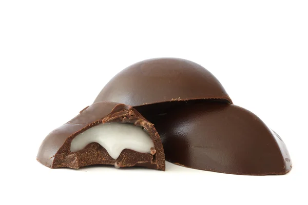 Темний шоколад цукерки — стокове фото