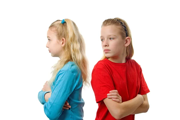 두 어린 소녀 — 스톡 사진