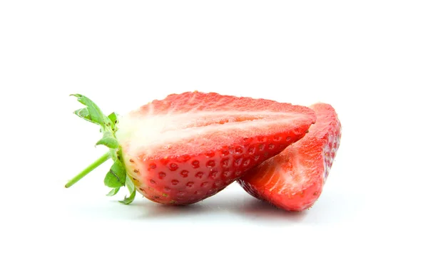 2 half strawberry — Stock Photo, Image