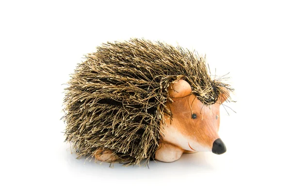 Wooden hedgehog — Stock Photo, Image