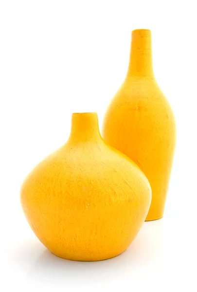 Vaso amarelo — Fotografia de Stock