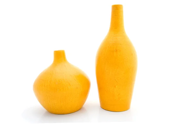 Желтая ваза — стоковое фото