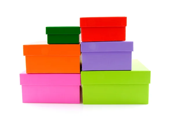Colored boxes — Stock Photo, Image