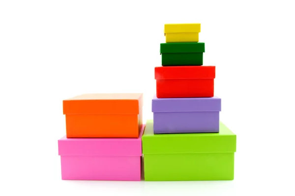 Caixas coloridas — Fotografia de Stock
