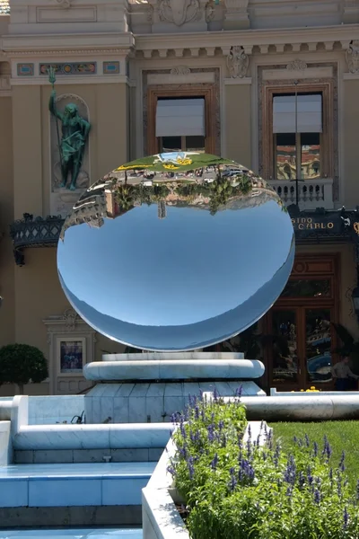 Mirror of the casino in Monte Carlo — Stock Photo, Image