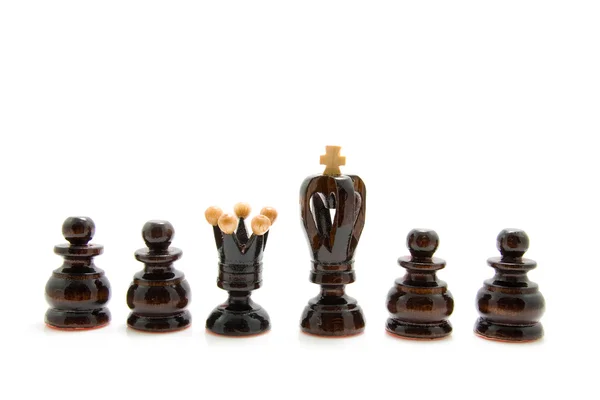 Шахматные пешки — стоковое фото